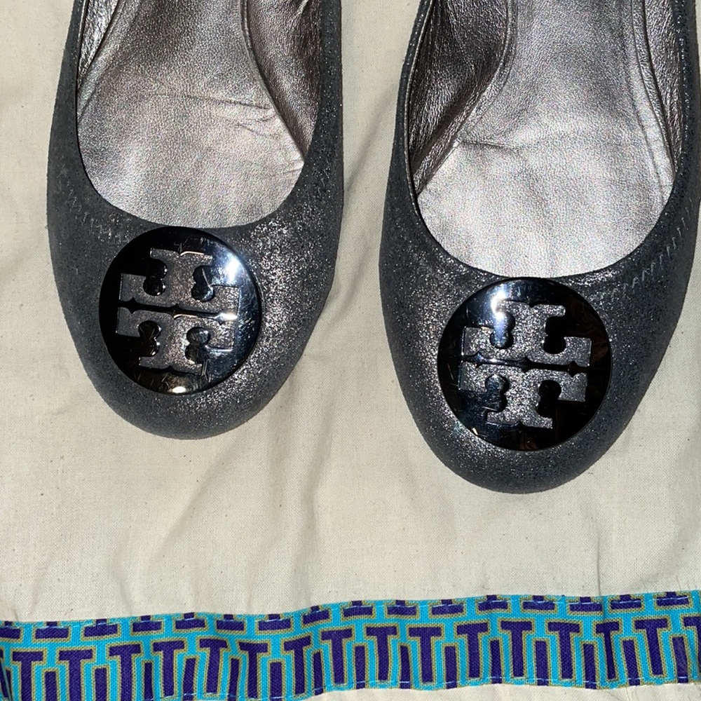 Tory Burch Reva flats pewter - Picture 3 of 6